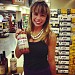 Intern Jackie hanging out at a BiLo tasting! Isn't she cute?