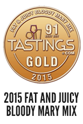 2015 International Review of Spirits Gold Medal for Fat & Juicy Original Bloody Mary Mix